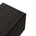 Arteriors - 6939 - Side Table - Puckett - Ebony Oak/Dove Leather/Antique Brass