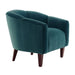 Arteriors - 8130 - Accent Chair - Misha - Peacock Velvet