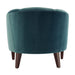 Arteriors - 8130 - Accent Chair - Misha - Peacock Velvet