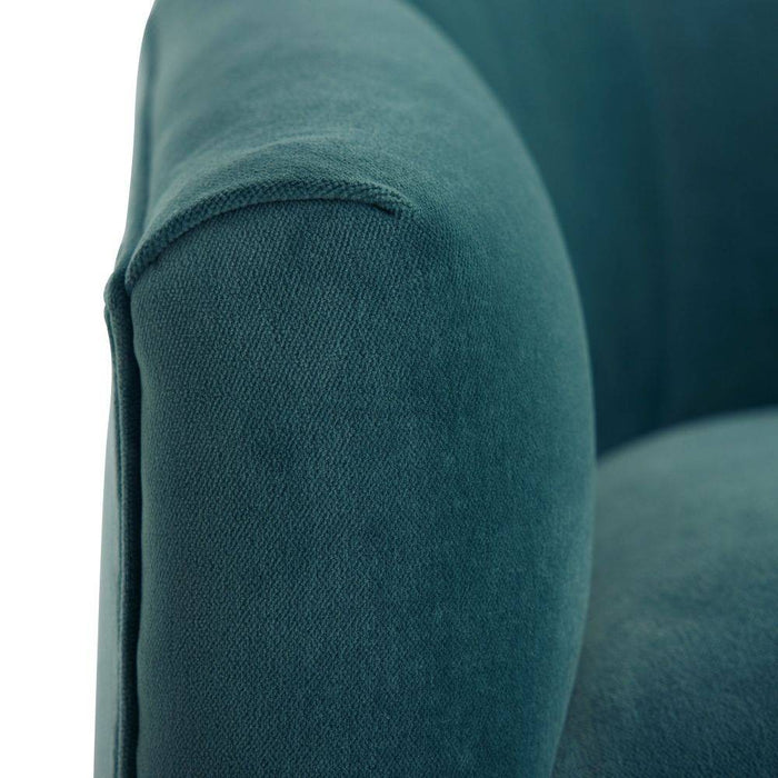 Arteriors - 8130 - Accent Chair - Misha - Peacock Velvet