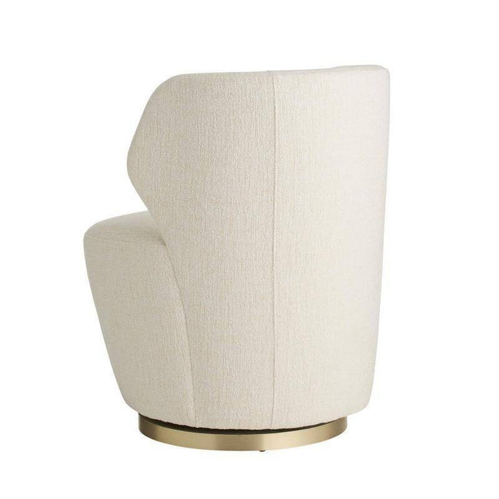 Arteriors - 8171 - Chair - Poppy - Cloud Boucle/Champagne Swivel