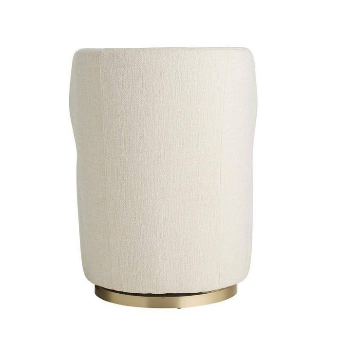 Arteriors - 8171 - Chair - Poppy - Cloud Boucle/Champagne Swivel
