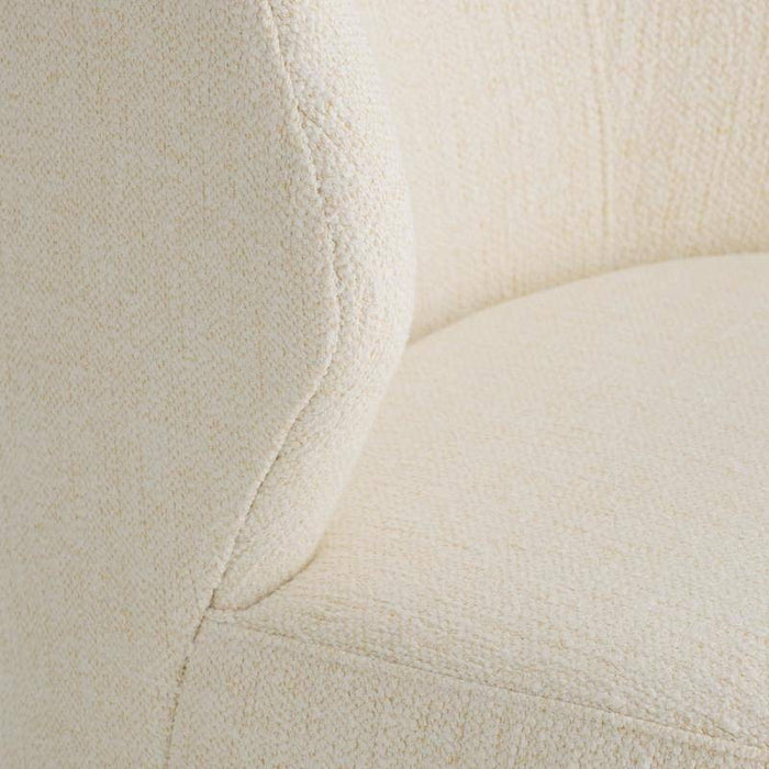 Arteriors - 8171 - Chair - Poppy - Cloud Boucle/Champagne Swivel