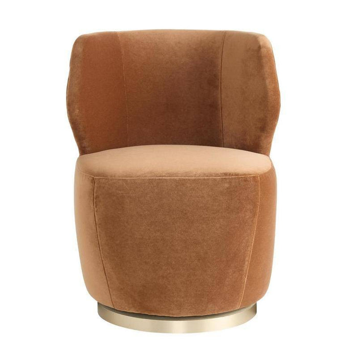 Arteriors - 8172 - Chair - Poppy - Cider Velvet/Champagne Swivel