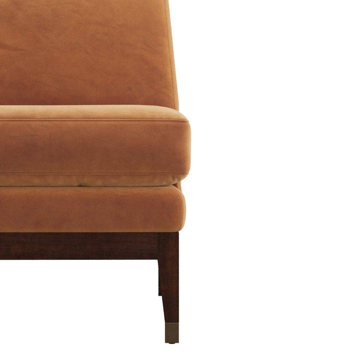 Arteriors - 8173 - Chair - Sawyer - Cider Velvet/Dark Walnut