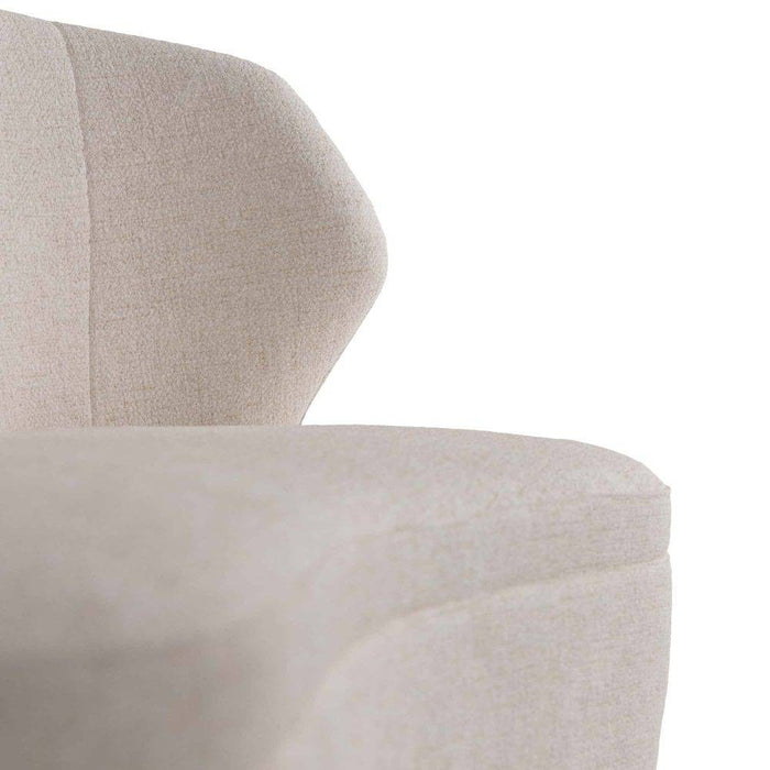 Arteriors - 8176 - Settee - Pasadena - Cloud Boucle/Dark Walnut