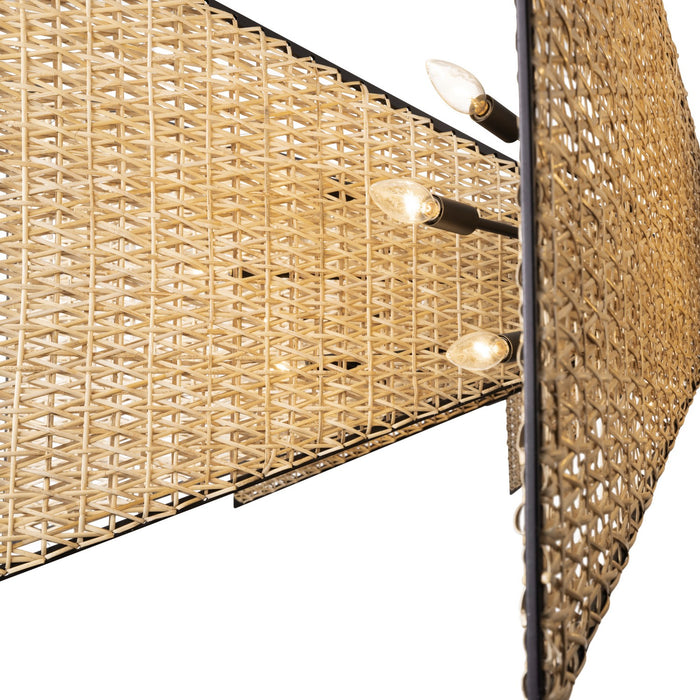 Varaluz - 379C30MBS - 30 Light Chandelier - Machina - Matte Black/Sulihiya