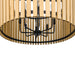 Varaluz - 387P08MBH - Eight Light Pendant - Suratto - Matte Black/Honey Blonde