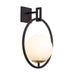 Varaluz - 388W01MMBFG - One Light Wall Sconce - Stopwatch - Matte Black/French Gold