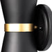 Varaluz - 390W02MBFG - Two Light Wall Sconce - Mad Hatter - Matte Black/French Gold