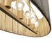 Varaluz - 391N06FG - Six Light Linear Pendant - Jacob's Ladder - French Gold