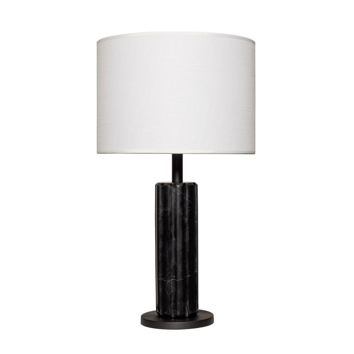 Varaluz - 394T01MBBM - One Light Table Lamp - Sentu - Matte Black/Black Marble