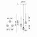 Matteo Lighting - C68903MB - Three Light Pendant - Windchimer