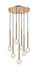 Matteo Lighting - C68907AG - Seven Light Pendant - Windchimer