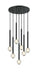 Matteo Lighting - C68907MB - Seven Light Pendant - Windchimer