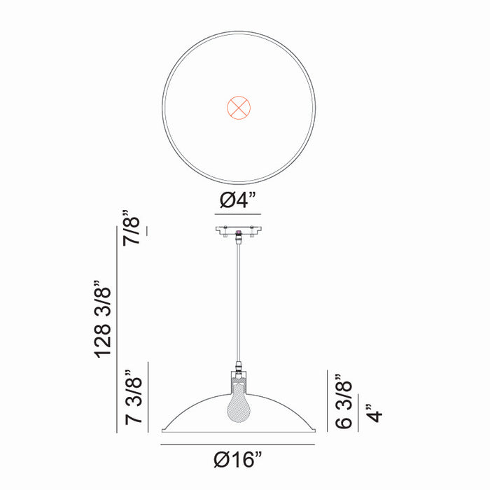 Matteo Lighting - C81911MB - One Light Pendant - Farmley