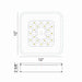 Matteo Lighting - M10542BKAG - LED Ceiling Mount - Ainslay