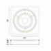 Matteo Lighting - M10545BKAG - LED Ceiling Mount - Ainslay