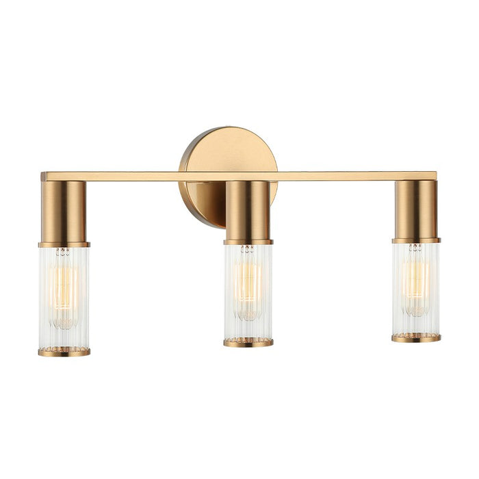 Matteo Lighting - S02803AG - Three Light Wall Sconce - Klarice