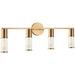 Matteo Lighting - S02804AG - Four Light Wall Sconce - Klarice