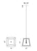 Matteo Lighting - C72101MBAG - One Light Pendant - Rosalie