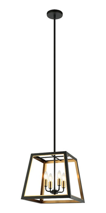 Matteo Lighting - C72104MBAG - Four Light Pendant - Rosalie