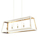 Matteo Lighting - C72105WHAG - Five Light Pendant - Rosalie