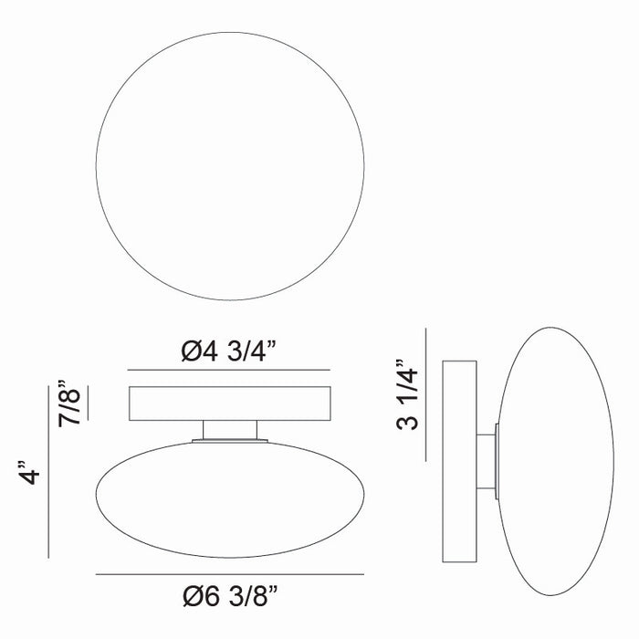 Matteo Lighting - S05101AGOP - One Light Wall Sconce - Pearlesque