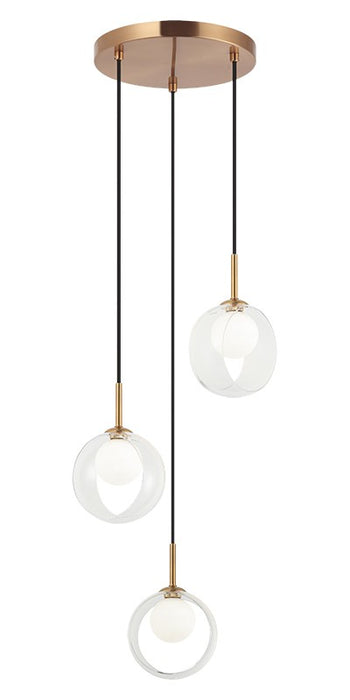 Matteo Lighting - C60603AGCL - LED Pendant - Delcia