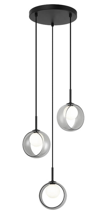 Matteo Lighting - C60603BKSM - LED Pendant - Delcia