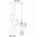 Matteo Lighting - C60603BKSM - LED Pendant - Delcia