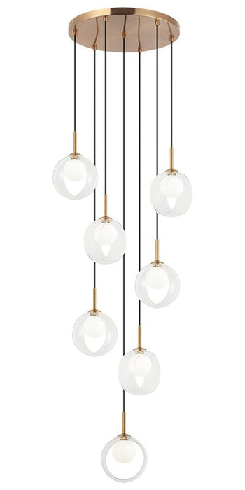 Matteo Lighting - C60607AGCL - LED Pendant - Delcia