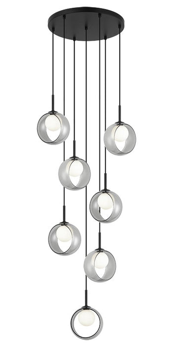 Matteo Lighting - C60607BKSM - LED Pendant - Delcia