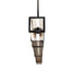 Meyda Tiffany - 258960 - LED Pendant - Quadrato - Solar Black/Gold Matte