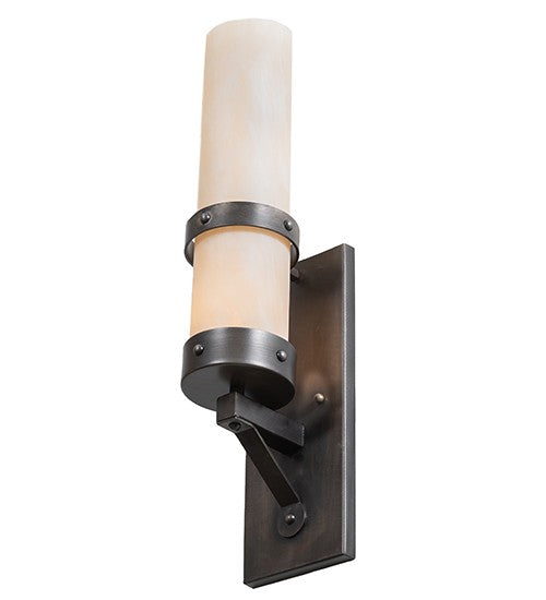 Meyda Tiffany - 260815 - One Light Wall Sconce - Parker - Steel