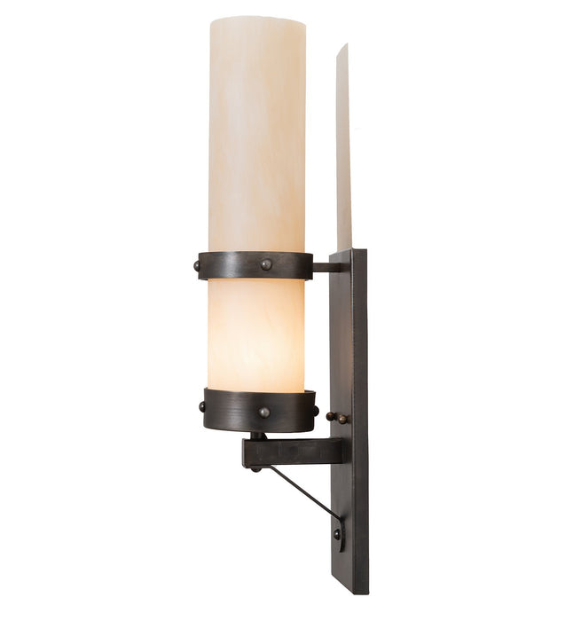 Meyda Tiffany - 260815 - One Light Wall Sconce - Parker - Steel