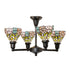 Meyda Tiffany - 261287 - Four Light Chandelier - Wisteria - Craftsman Brown
