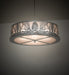 Meyda Tiffany - 261653 - Four Light Pendant - Mountain Pine - Nickel