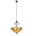 Meyda Tiffany - 262088 - Three Light Pendant - Duffner & Kimberly Hollyhock
