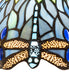 Meyda Tiffany - 265575 - One Light Mini Pendant - Tiffany Hanginghead Dragonfly