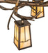 Meyda Tiffany - 265663 - Six Light Chandelier - Winter Solstice - Antique Copper,Burnished