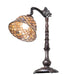 Meyda Tiffany - 244784 - One Light Table Lamp - Tiffany Fishscale - Mahogany Bronze