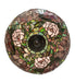 Meyda Tiffany - 262137 - Three Light Semi-Flushmount - Tiffany Peony - Mahogany Bronze