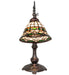 Meyda Tiffany - 65077 - One Light Table Lamp - Tiffany Roman - Antique Copper