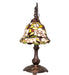 Meyda Tiffany - 65078 - One Light Table Lamp - Begonia - Mahogany Bronze