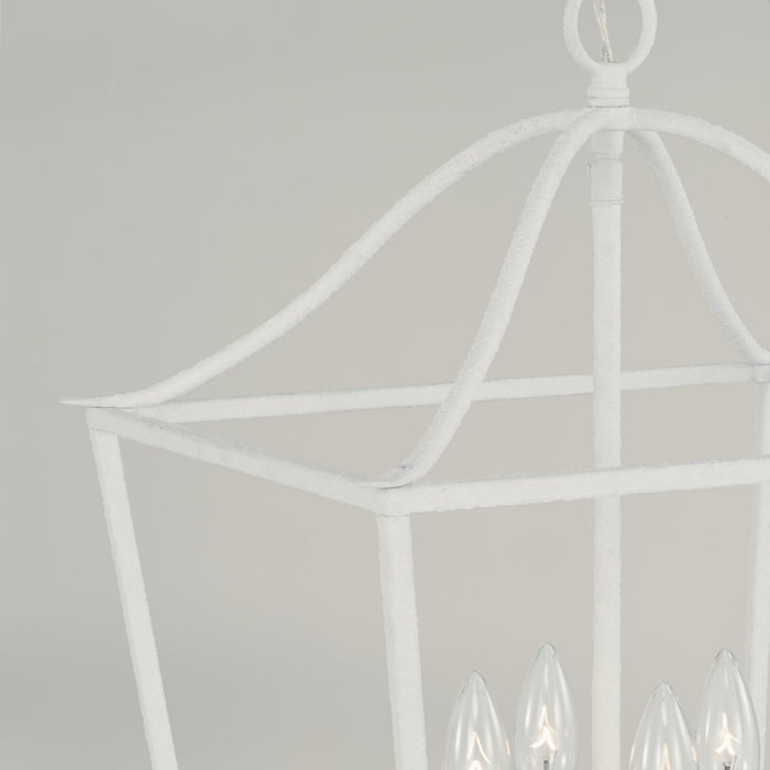 Capital Lighting - 550641XW - Four Light Foyer Pendant - Grady - Textured White