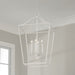 Capital Lighting - 550641XW - Four Light Foyer Pendant - Grady - Textured White