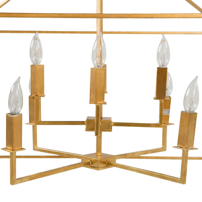 Gabby - SCH-153425 - Eight Light Chandelier - Adler - Vintage Gold