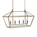 Gabby - SCH-160005 - Five Light Chandelier - Adler - Vintage Gold
