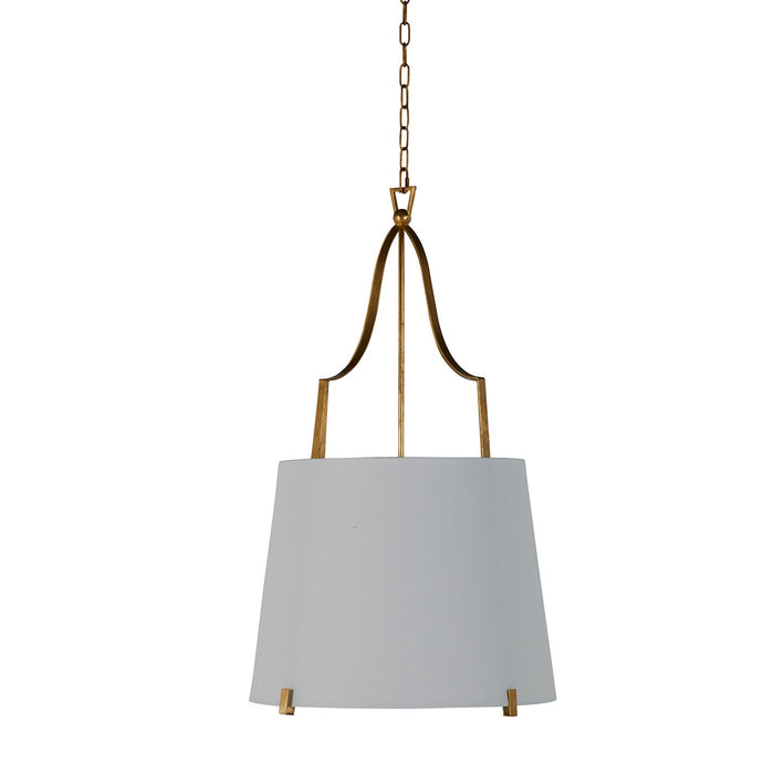 Gabby - SCH-166000 - Two Light Pendant - Arbella - Vintage Gold|White Linen